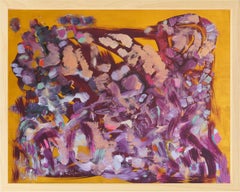 Un monde inconnu 18, peinture, acrylique sur panneau de bois