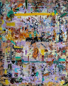 Mystery and substance 3, peinture, acrylique sur panneau de bois