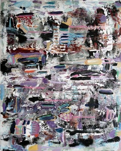 Mystery and substance 5, peinture, acrylique sur panneau de bois