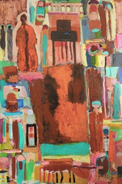Sacrificing my bad habits 5, Malerei, Acryl auf Holzplatte