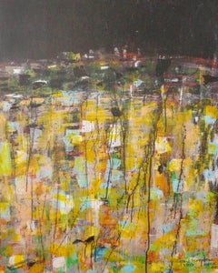 No man's land, Gemälde, Acryl auf Holzplatte