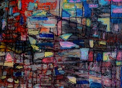 Plateau der Menschheit 25, Gemälde, Acryl auf Leinwand