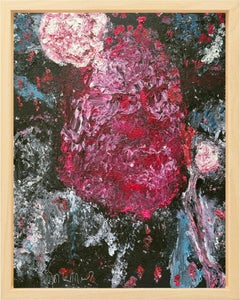 Das unbekannte Universum, Malerei, Acryl auf Holzplatte