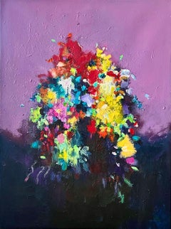 Wish you flowers nr 12, Painting, Acrylic on Canvas