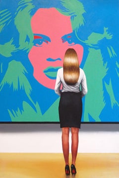 Brigitte Bardot, Pintura, Acrílico sobre panel de madera