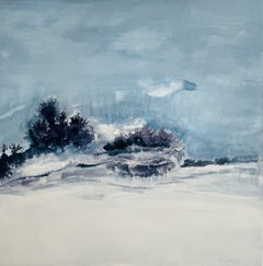 Wintermagic, peinture, acrylique sur panneau de bois