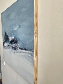 Wintermagic, peinture, acrylique sur panneau de bois