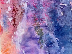 Flower Fields, Painting, Watercolor on Paper