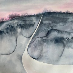 La strada da percorrere, Pittura, Acquerello su carta