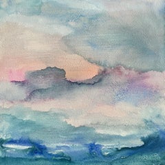 Amorevole cielo, Pittura, Acquerello su pannello MDF