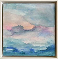 Amorevole cielo, Pittura, Acquerello su pannello MDF