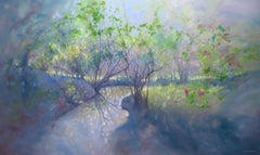 Beltane 1 de mayo Pintura de paisaje, Pintura, Óleo sobre lienzo