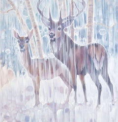The Winter Monarchs, Painting, Oil on Canvas