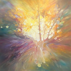 El otoño llama, Pintura, Óleo sobre lienzo