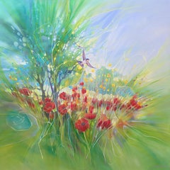 Summer Harbingers, Painting, Oil on Canvas