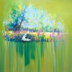 Estate in dissolvenza, Pittura, Olio su tela