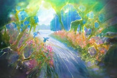 Nature Weaves a Spell, Pittura, Olio su tela