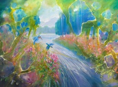 Nature Weaves a Spell, Pittura, Olio su tela
