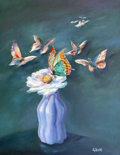 The Gathering, Painting, Oil on Canvas