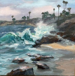 Echos de la mer, peinture, huile sur toile