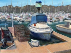 Dana Point Marina, Gemälde, Öl auf Leinwand