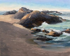 Bird Rock Beach III, Gemälde, Öl auf Leinwand