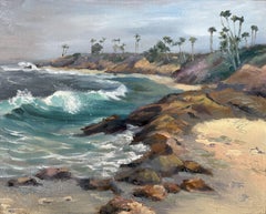 Bird Rock Beach, Painting, Oil on Canvas