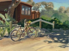 Parcheggiato al sole, Pittura, Olio su tela