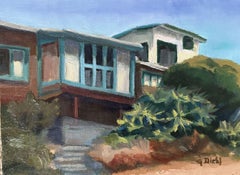 Crystal Cove Cottage IIII, Painting, Oil on Canvas
