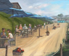 Crystal Cove Lunch, Painting, Oil on Canvas