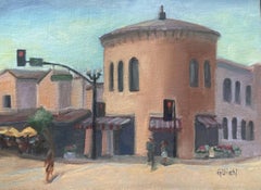 Centro de la ciudad, Pintura, Óleo sobre lienzo
