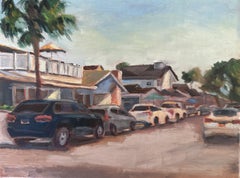 Hacia la ciudad, Pintura, Óleo sobre lienzo