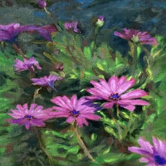 Super Bloom Daisies, Pittura, Olio su tela