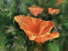Super Bloom Poppies, Gemälde, Öl auf Leinwand