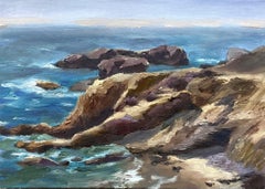 Crystal Cove Coast, Gemälde, Öl auf Leinwand