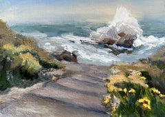 Pasos hacia el mar, Pintura, Óleo sobre lienzo