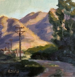 Luz de montaña, Pintura, Óleo sobre lienzo