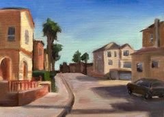 Huntington Suburbs, Gemälde, Öl auf Leinwand