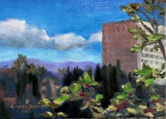 Vista dal mio Studio, Pittura, Olio su tela