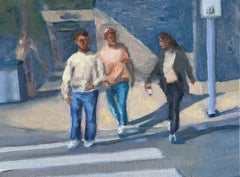 Walk Light is On, Painting, Oil on Canvas