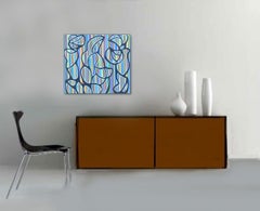 Optical Dancers, Painting, Acrylic on Canvas