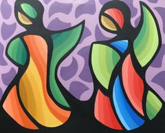 Duet, Painting, Acrylic on Canvas