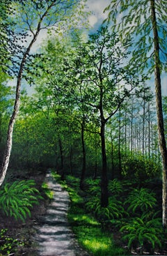 A Midsummers Day, peinture, huile sur toile