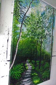 A Midsummers Day, peinture, huile sur toile