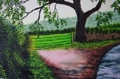Poderoso Roble en Verano, Pintura, Óleo sobre lienzo
