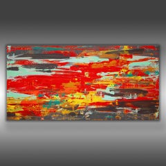 Entrée de métro, peinture, acrylique sur toile