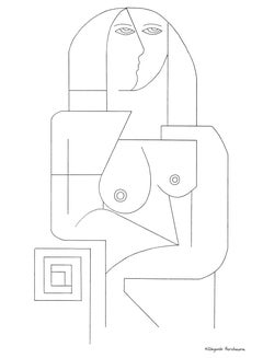 Architectural Muse, Drawing, Pen & Ink on Paper