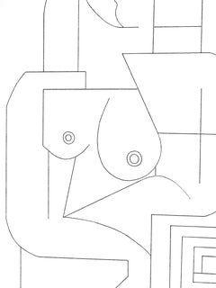 Architectural Muse, Drawing, Pen & Ink on Paper