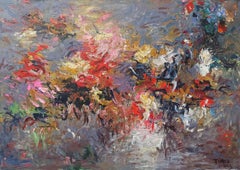 Senteur d'été, peinture, acrylique sur toile