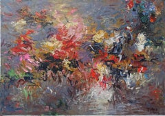 Senteur d'été, peinture, acrylique sur toile